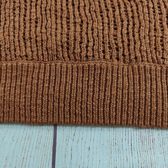 Billabong rust wrap sweater sz L - Picture 7 of 10
